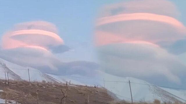 Depremin habercisi mi? Mercek bulutları 45 dakika boyunca kaldı, sosyal medyada gündem oldu