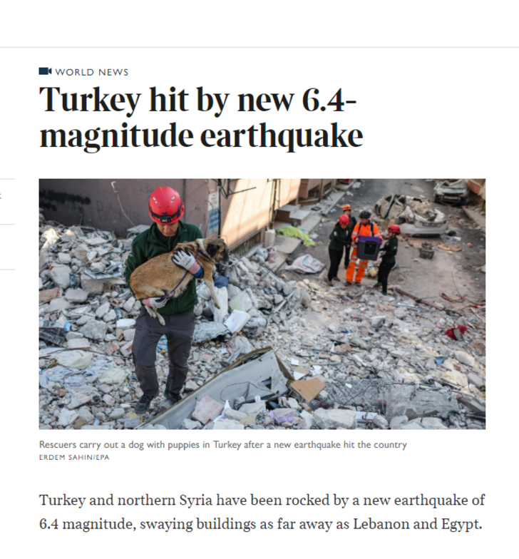 Hatay’da yaşanan depremler dünya basınında! Yeniden gözler Türkiye’ye çevrildi... “Yeni travma yarattı” G4