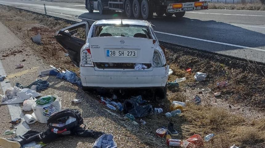 Nevşehir'de devrilen otomobildeki depremzede öldü