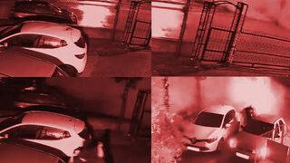 16 katlı apartmanın yıkılma anı dehşete düşürdü! Orta kısmından kırıldı ve üst bölümü devrildi