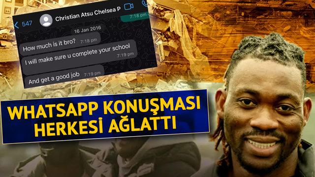 Depremde hayatını kaybeden Hatayspor'un yıldızı Christian Atsu'nun son görüntüleri ve herkesi ağlatan Whatsapp konuşması ortaya çıktı!
