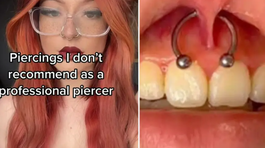 Profesyonel piercingci açıkladı! En tehlikeli piercing bölgeleri