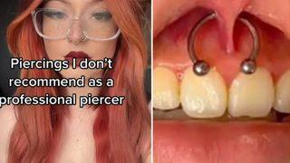 Profesyonel piercingci açıkladı! En tehlikeli piercing bölgeleri