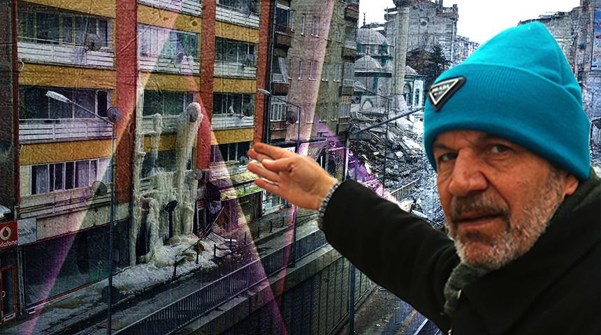 Bunu kimse beklemiyordu! Depreme soğuk hava eklenince oluşan manzarayı görenler gözlerine inanamadı