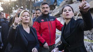 Alman bakanlar Pazarcık'ta