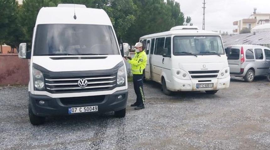 Gazipaşa’da okul servisleri sıkı denetim