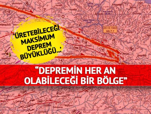 "Depremin her an olabileceği bir bölge" '8.2' diyerek o fayı işaret etti