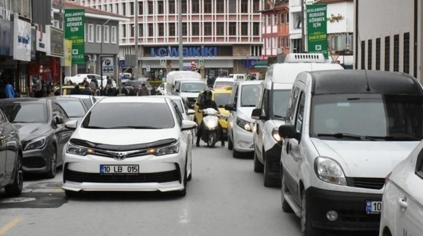 Balıkesir’de trafiğe kayıtlı araç 545 bin oldu