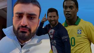 CZN Burak, depremzedeler için Ronaldinho ve Messi'nin formalarını sattığını açıkladı!