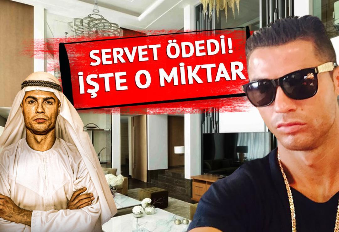 17 suit kiraladı, gelen fatura ortaya &ccedil;ıktı! İşte Ronaldo'nun mermer banyolu kral dairesinin fiyatı...