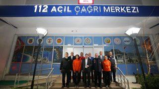 Muğla Valisi Orhan Tavlı, 39 kişiyi ve 2 hayvanı kurtaran ekiple bir araya geldi