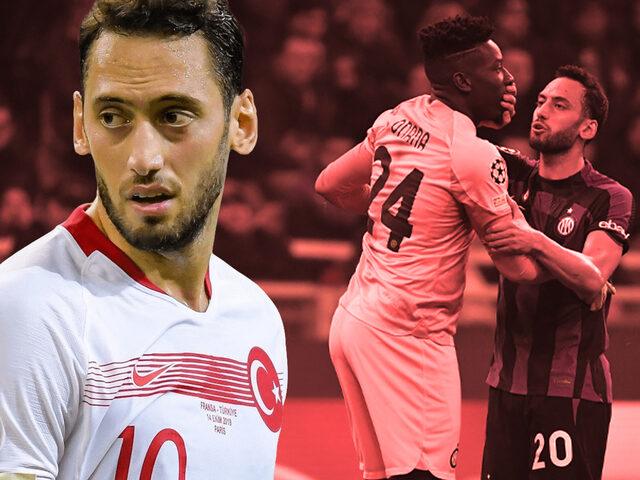 Inter'in kalecisi Onana, takım arkadaşı Dzeko ile maç içinde kavga etti! Orta sahadan koşup gelen Hakan Çalhanoğlu araya girdi!