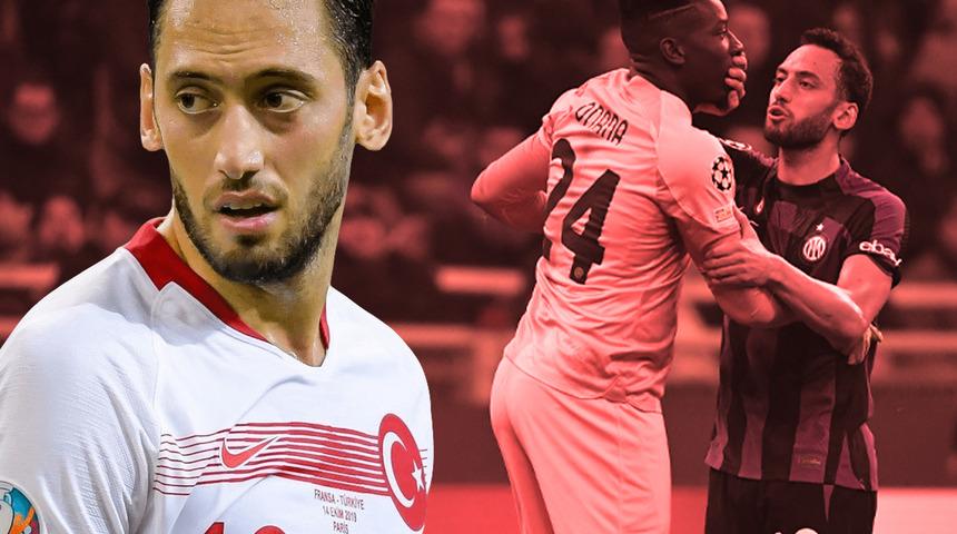 Inter'in kalecisi Onana, takım arkadaşı Dzeko ile maç içinde kavga etti! Orta sahadan koşup gelen Hakan Çalhanoğlu araya girdi!