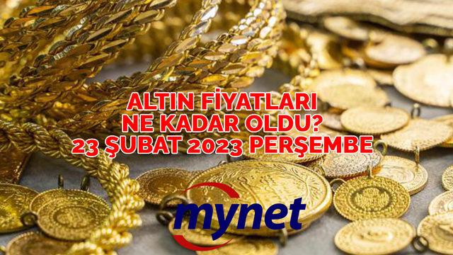 ALTIN FİYATLARI SON DAKİKA! MERKEZ BANKASI FAİZ KARARI sonrası 23 Şubat 2023 tam, yarım, çeyrek, cumhuriyet, gram altın fiyatları!