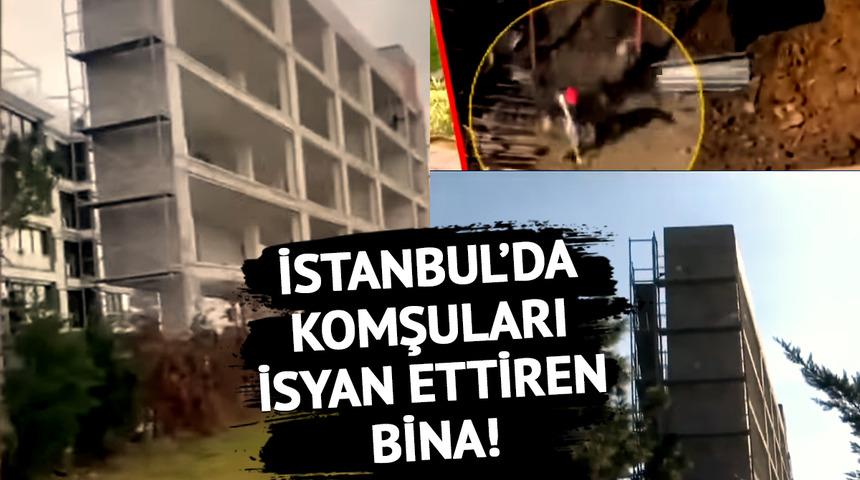 İstanbul’da komşuları isyan ettiren bina! Şekli, zemini, yapısı… Hepsini şikayet ettiler!