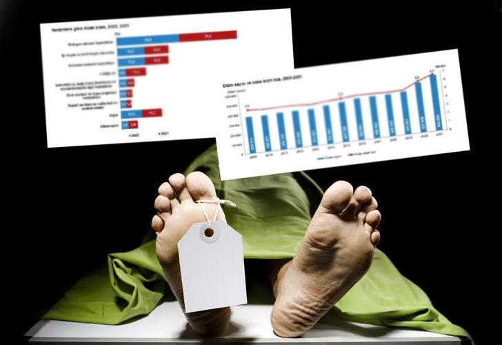 TÜİK iki yıl sonra açıkladı! Türkiye'deki ölüm ve ölüm nedeni istatistiklerinde ilk sıra dikkat çekti! Sinop ve Kastamonu başı çekiyor... 