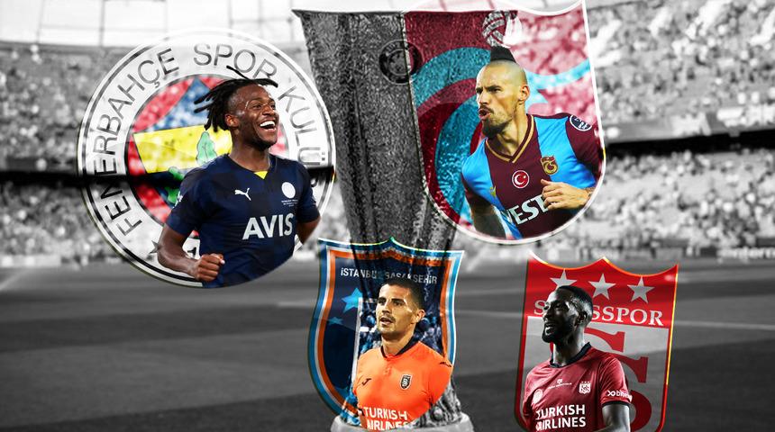 Avrupa'da rakipler belli oluyor! Fenerbahçe, Trabzonspor, Başakşehir ve Sivasspor...