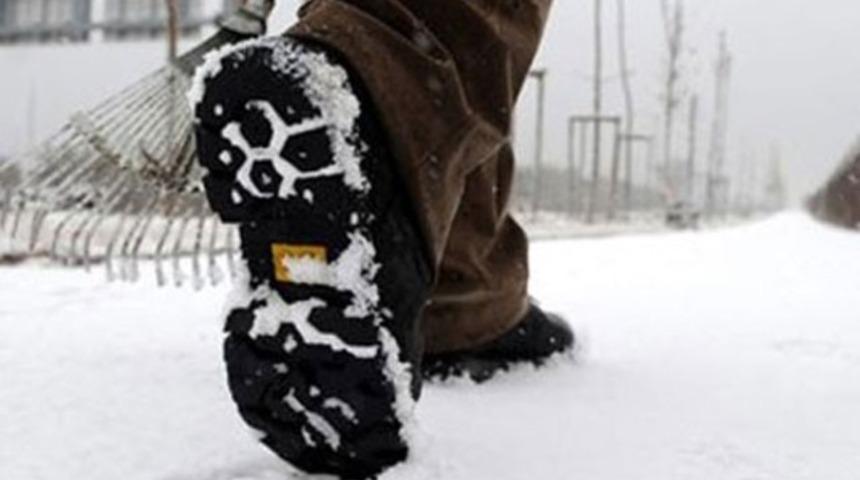 Karda yürürken kalbinize dikkat edin