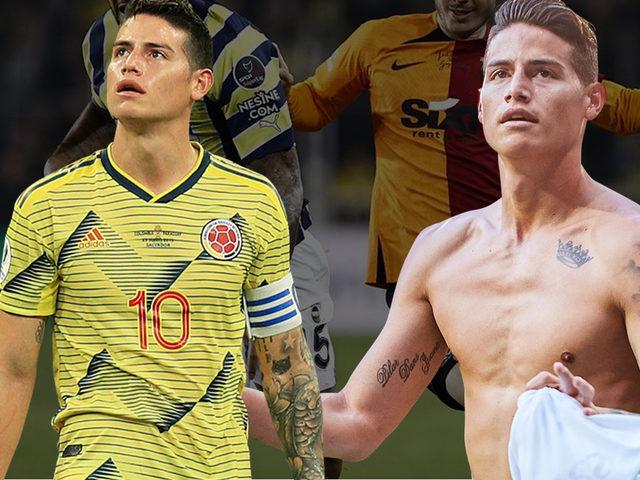 Fenerbahçe ve Galatasaray James Rodriguez'in peşinde!
