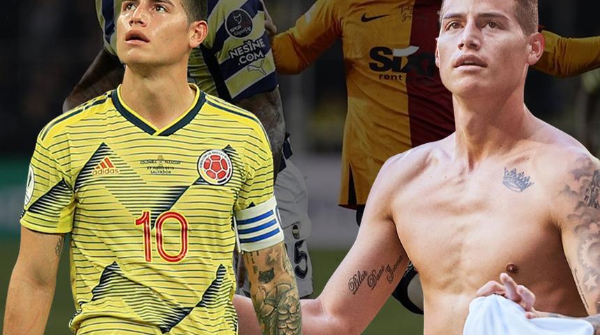 Fenerbahçe ve Galatasaray James Rodriguez'in peşinde!