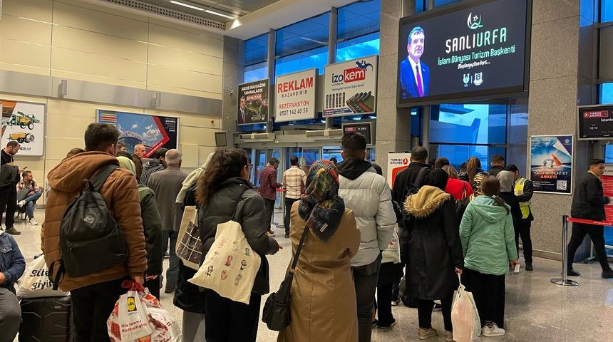 Şanlıurfa'dan 38 bin 310 afetzede, uçaklarla tahliye edildi