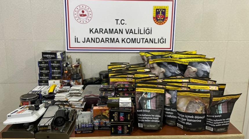 Karaman'da  53 bin 460 makaron ele geçirildi