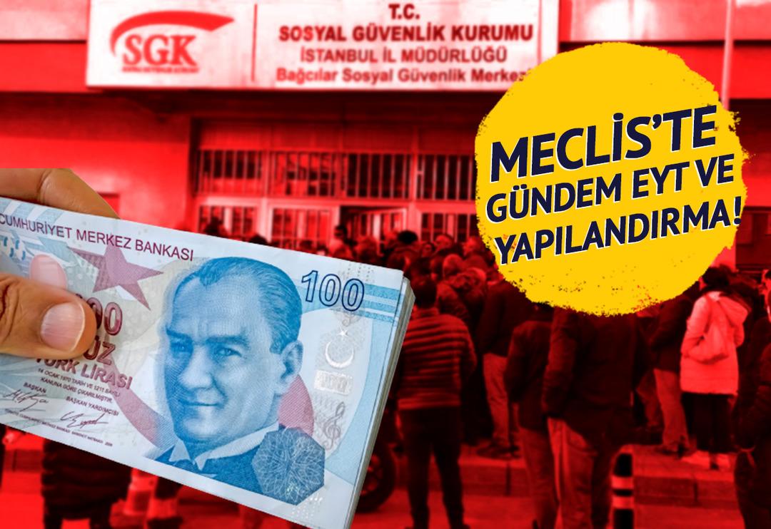 EYT SON DAKİKA: Meclis&rsquo;in EYT mesaisi yeniden başlıyor: Bor&ccedil;lu SGK ve Bağ-Kur&rsquo;luya yeni fırsat! 2 &ouml;nemli yasa ve 'deprem' d&uuml;zenlemesi...