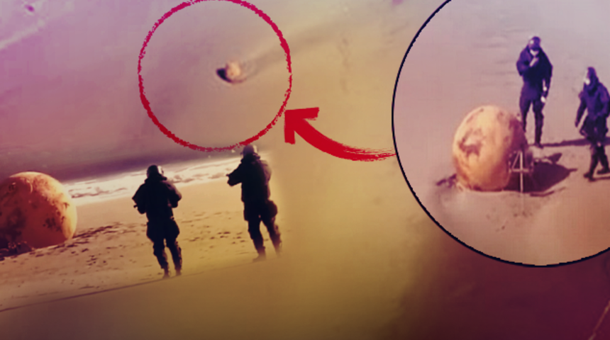 Japonya’da sahile vuran gizemli top kaldırıldı! Japonya’yı karıştırdı... “Ne olduğunu hemen bildim”