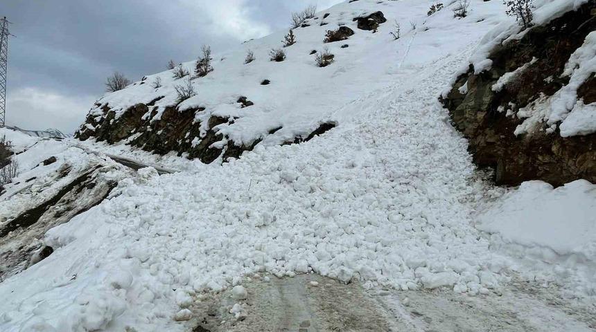 Siirt’te çığ düşmesi sonucu öğrenci ve öğretmenler yolda mahsur kaldı