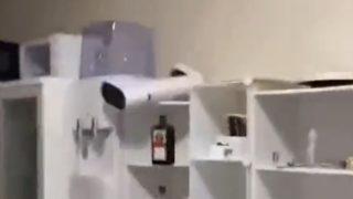 Çin-Tacikistan sınırında yaşanan 7.2 büyüklüğündeki deprem anı saniye saniye kaydedildi! Panik anları kameraya yansıdı