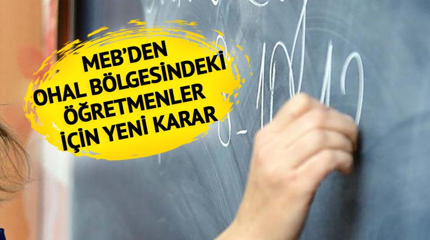 Bu yıl deprem nedeniyle 3'e çıkarıldı! MEB'den OHAL bölgesinde öğretmen ve Bakanlık personeline yer değişikliği hakkı