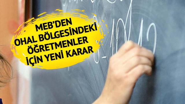 Bu yıl deprem nedeniyle 3'e çıkarıldı! MEB'den OHAL bölgesinde öğretmen ve Bakanlık personeline yer değişikliği hakkı