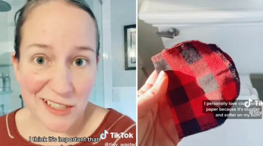 Atıksız bir yaşam i&ccedil;in tekrar kullanılabilir tuvalet kağıdı yaptı! Bez tuvalet kağıdının faydaları...