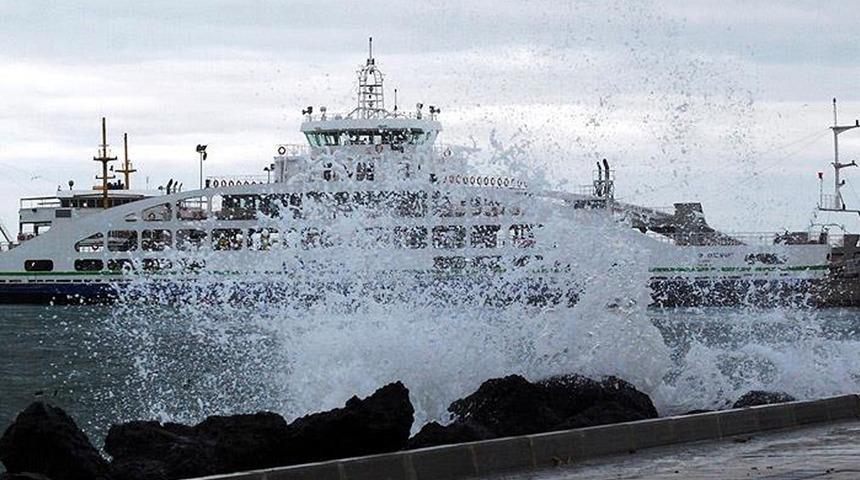 Kuzey Ege'de hafta sonu lodos nedeniyle bazı feribot seferleri yapılamayacak