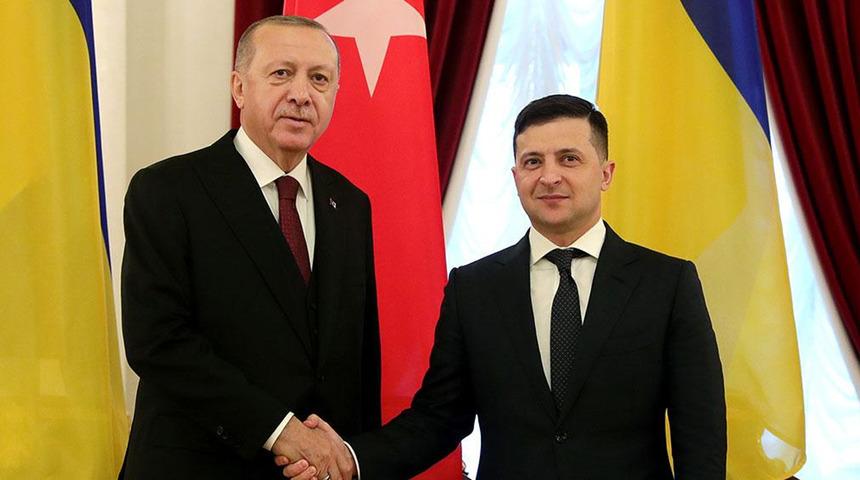 Cumhurbaşkanı Erdoğan ve Zelenskiy arasında kritik görüşme