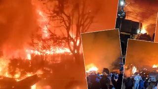 Hindistan’da çıkan yangın panik yarattı! Birkaç saat içinde 150’den fazla ev yandı... Alevler her yeri sardı