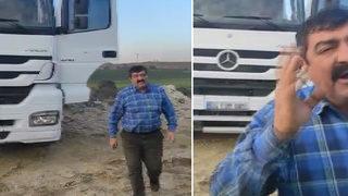 Araziye kaçak hafriyat döktü, kendisini uyaranları tehdit etti! '250 trilyon borcum var, başına iş arama'