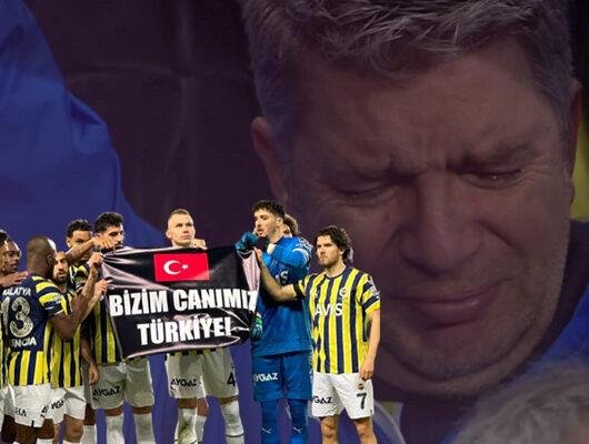 Fenerbahçe Konyaspor maçı öncesi tribünlerde duygusal anlar! Gözyaşları sel oldu...