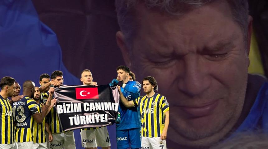 Fenerbahçe Konyaspor maçı öncesi tribünlerde duygusal anlar! Gözyaşları sel oldu...
