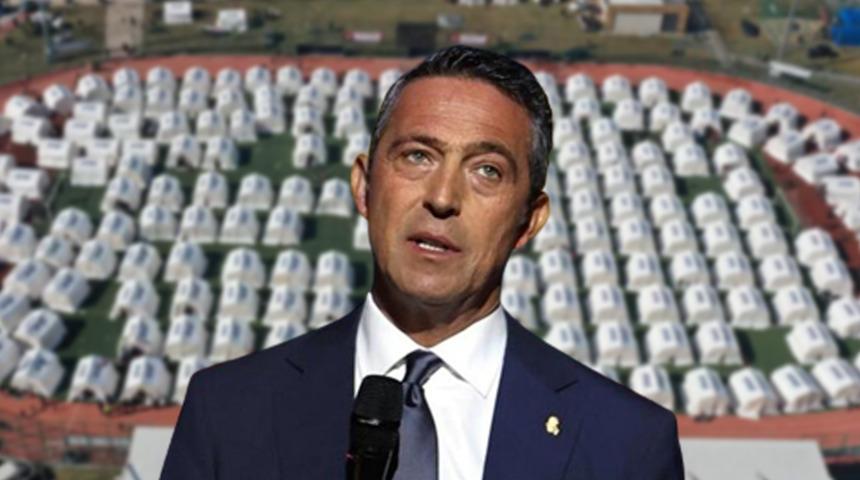 Fenerbahçe Başkanı Ali Koç Konyaspor maçının ardından ‘konteyner kent’ kampanyasını açıkladı!