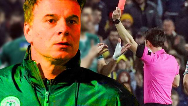 Konyaspor teknik direktörü Aleksandar Stanojevic'ten 4-0'lık Fenerbahçe mağlubiyeti sonrası hakem tepkisi! Bizi maçtan kopardı