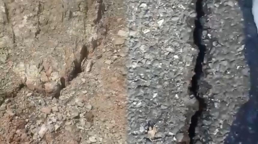 Bir ilde çarpıcı görüntü! Zemin sıvılaşmasının ardından bu kez de...