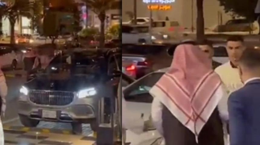 Cristiano Ronaldo'nun 8 kişilik konvoyla dolaşmasına büyük tepki var!