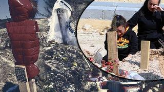 Yürek yakan görüntüler! Neredeyse her kabirde...