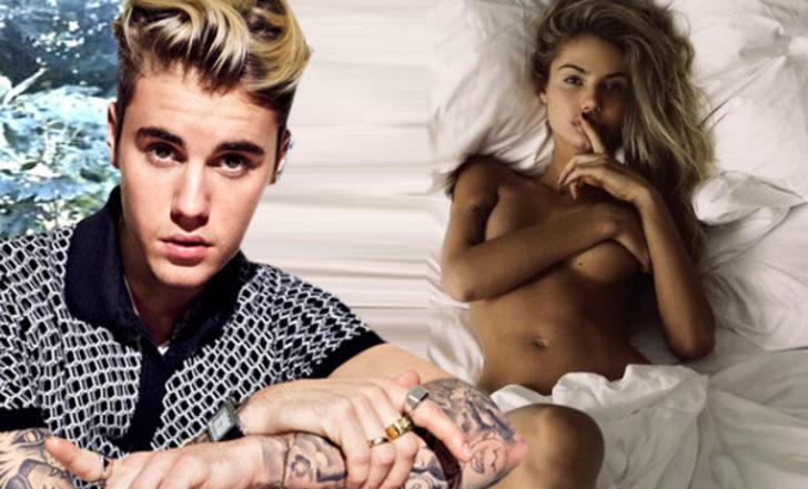 Justin Bieber'ın eski sevgilisi Sahara Ray çırılçıplak soyundu! G1