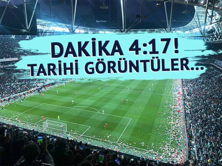 Tarihi grntler! Beikta - Antalyaspor manda herkesi duygulandran dakika: 4:17!