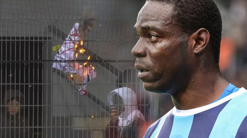 Balotelli'nin formasını ateşe verdiler! İsviçre'de yılın skandal hareketi...