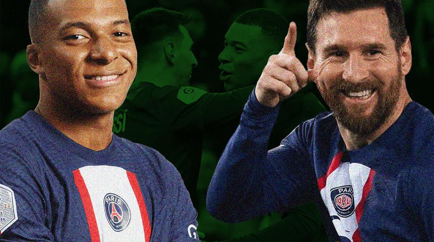 Messi ve Mbappe omuz omuza verip rekoru kırdılar! Üzülen ise Cengiz Ünder oldu...