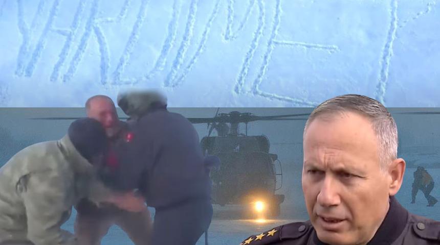 'Yardım et' yazısını helikopter pilotları fark etti! Türkiye'nin konuştuğu kurtarma operasyonu... Kahraman pilot anları anlattı