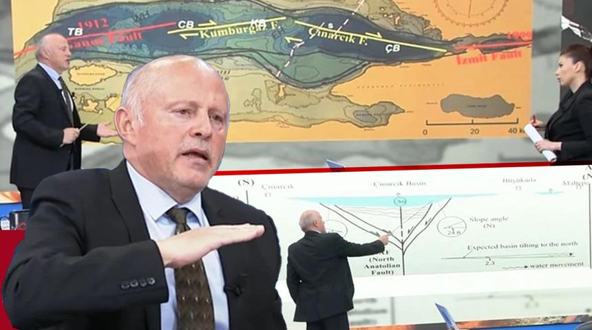 '7.6, 7.5, 7.4, 7.2...' Canlı yayında 'B&ouml;yle bir deprem bekliyor İstanbul'u' diyerek harita &uuml;zerinde anlattı: Zamanı geldi